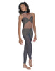 Solid Lycra Stay Unitard (Open Back)