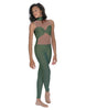 Solid Lycra Stay Unitard (Open Back)