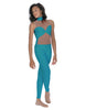 Solid Lycra Stay Unitard (Open Back)