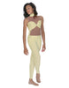 Solid Lycra Stay Unitard (Open Back)