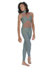 Solid Lycra Stay Unitard (Open Back)