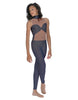 Solid Lycra Stay Unitard (Open Back)