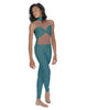 Solid Lycra Stay Unitard (Open Back)