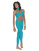 Solid Lycra Stay Unitard (Open Back)