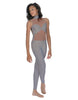 Solid Lycra Stay Unitard (Open Back)