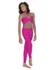 Solid Lycra Stay Unitard (Open Back)