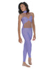 Solid Lycra Stay Unitard (Open Back)