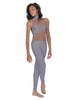 Solid Lycra Stay Unitard (Open Back)