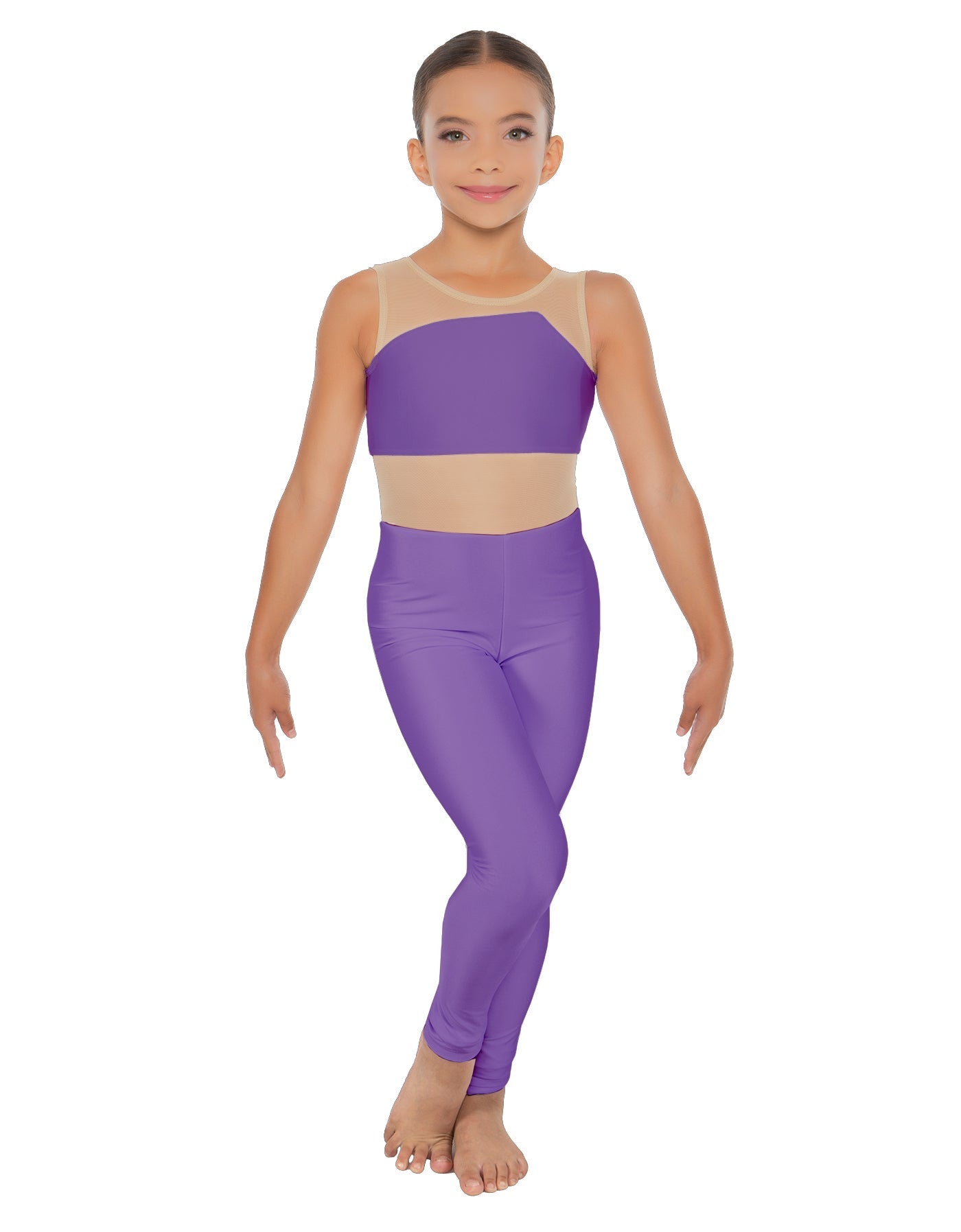 Solid Lycra Defined Unitard