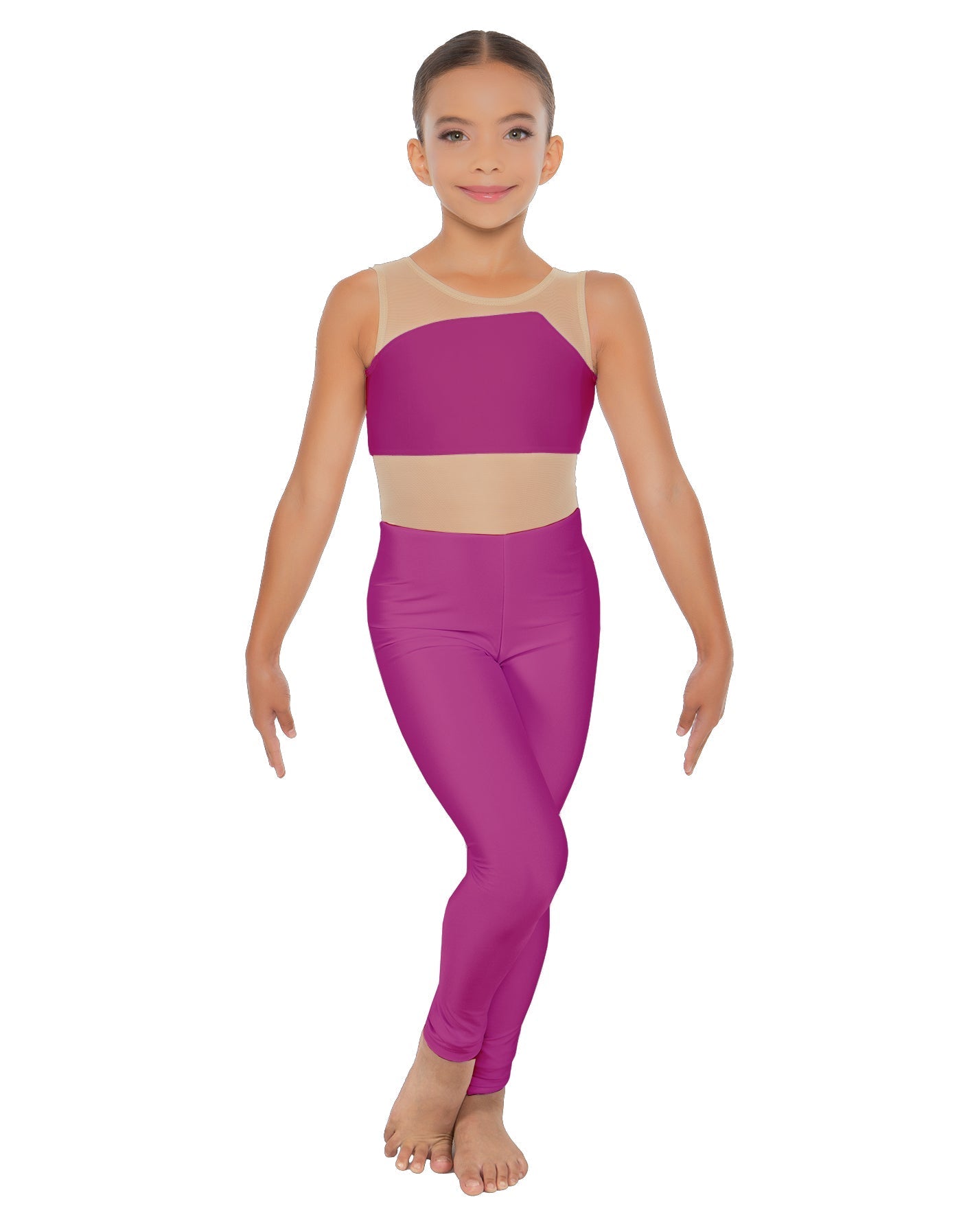 Solid Lycra Defined Unitard