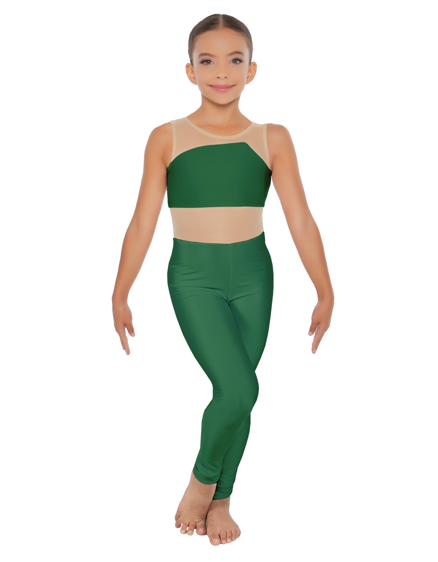 Solid Lycra Defined Unitard