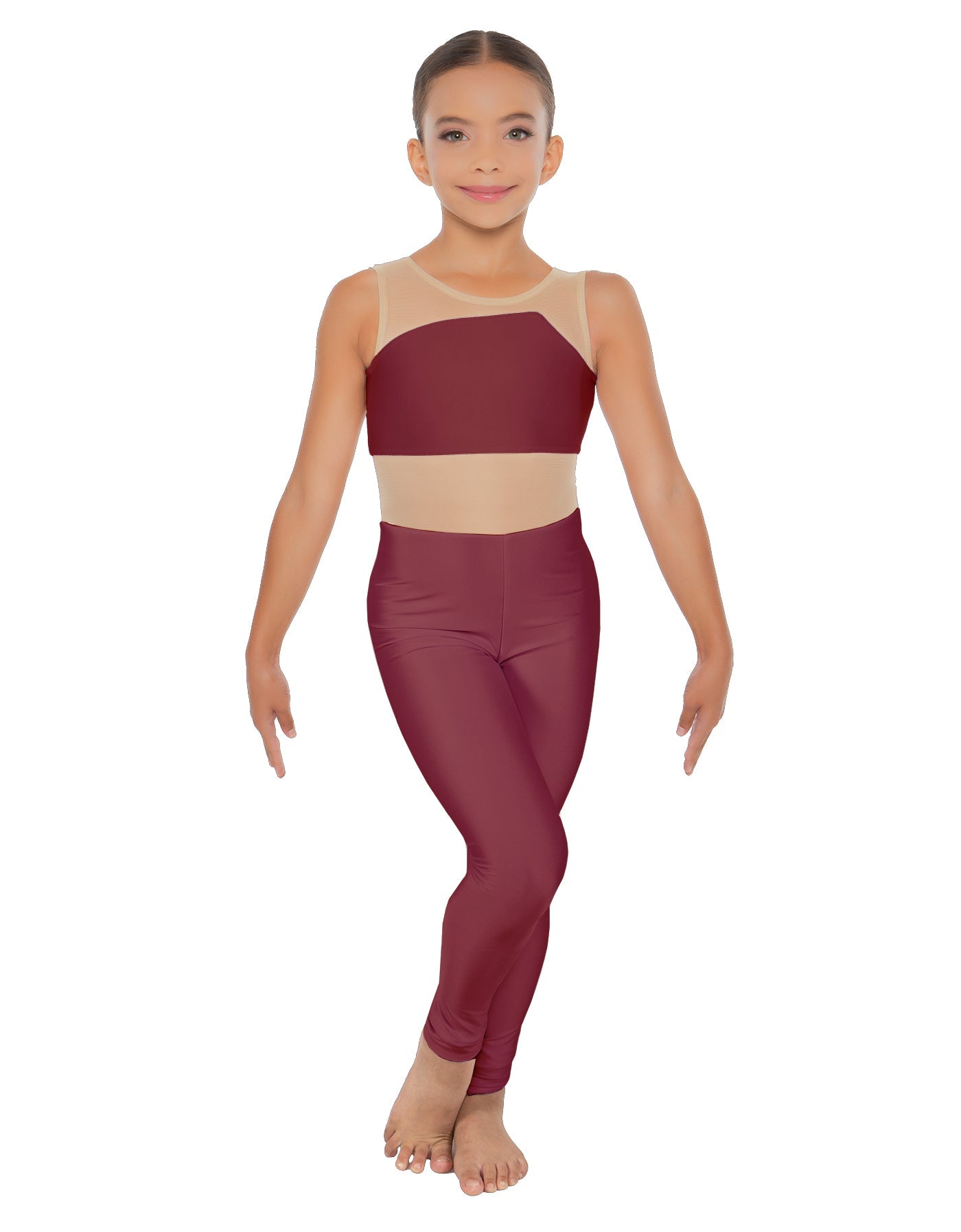 Solid Lycra Defined Unitard