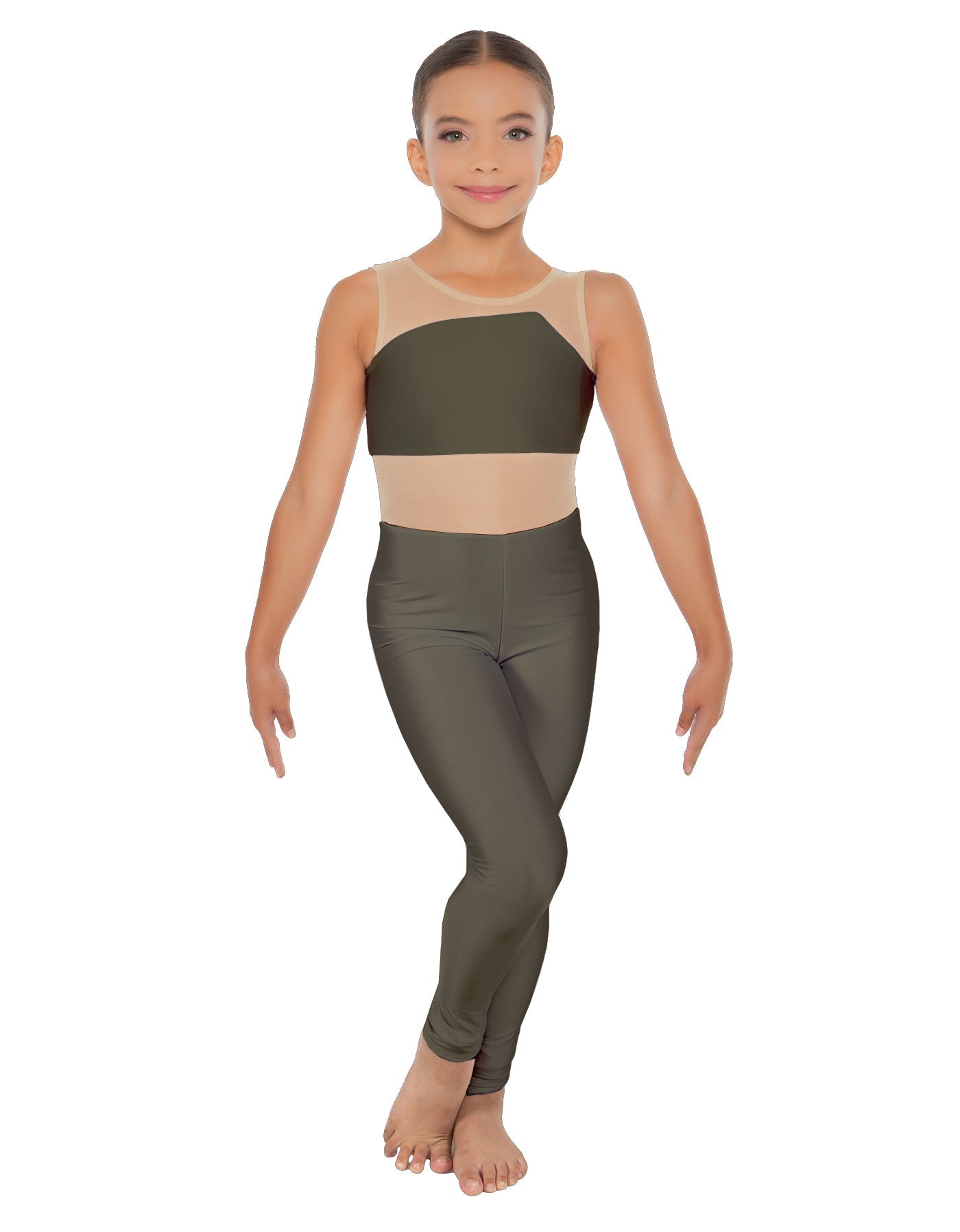 Solid Lycra Defined Unitard