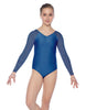 Solid Lycra Raglan V Neck Gymnastics Leotard