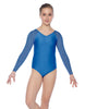 Solid Lycra Raglan V Neck Gymnastics Leotard
