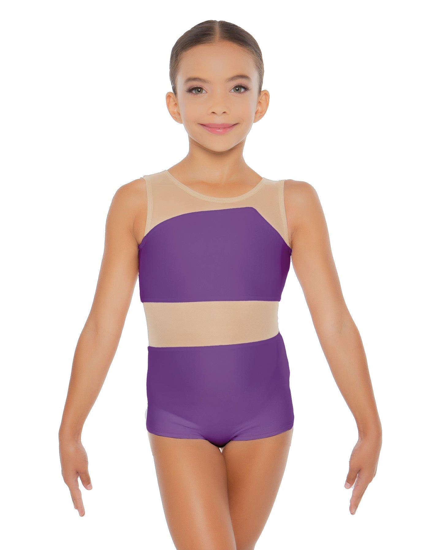 Solid Lycra Defined Biketard