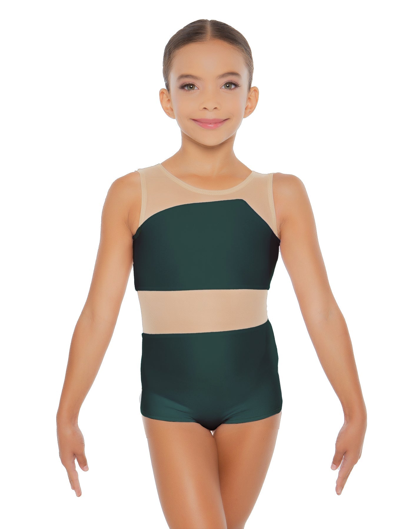Solid Lycra Defined Biketard