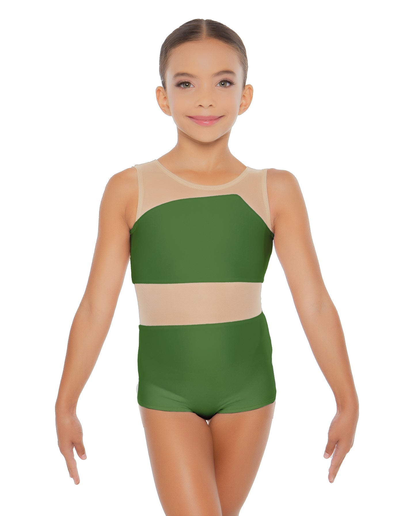 Solid Lycra Defined Biketard