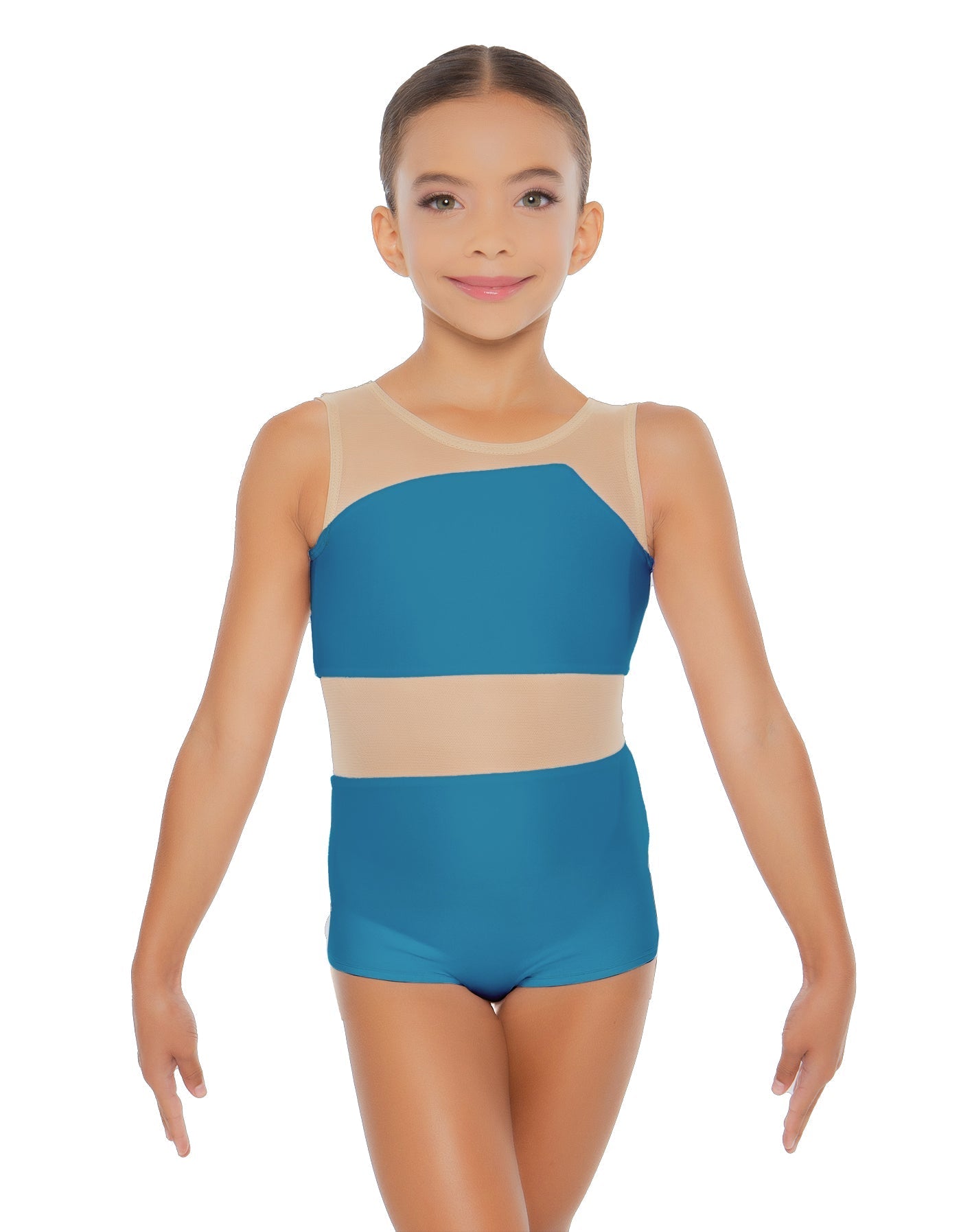 Solid Lycra Defined Biketard