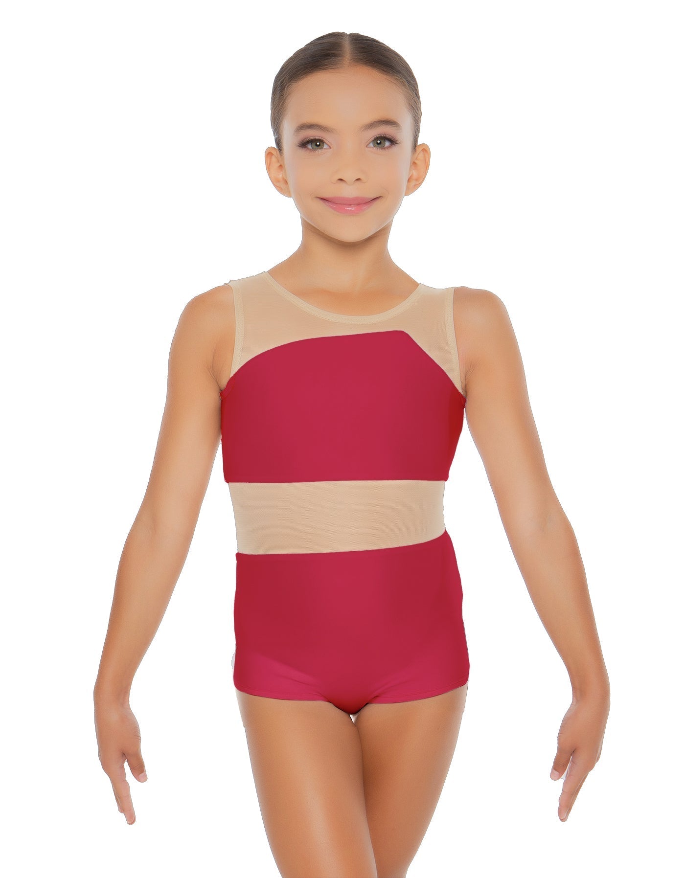 Solid Lycra Defined Biketard