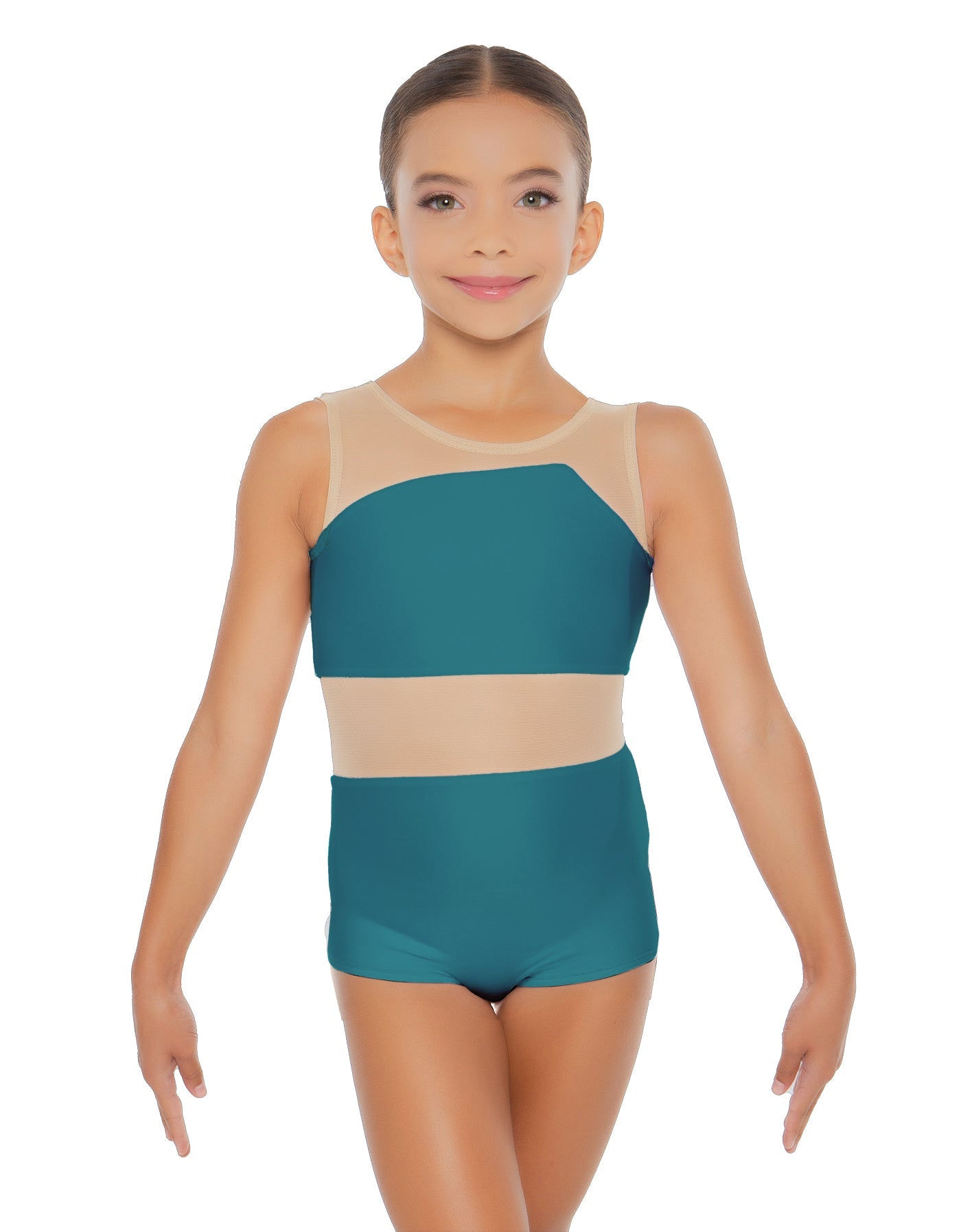 Solid Lycra Defined Biketard
