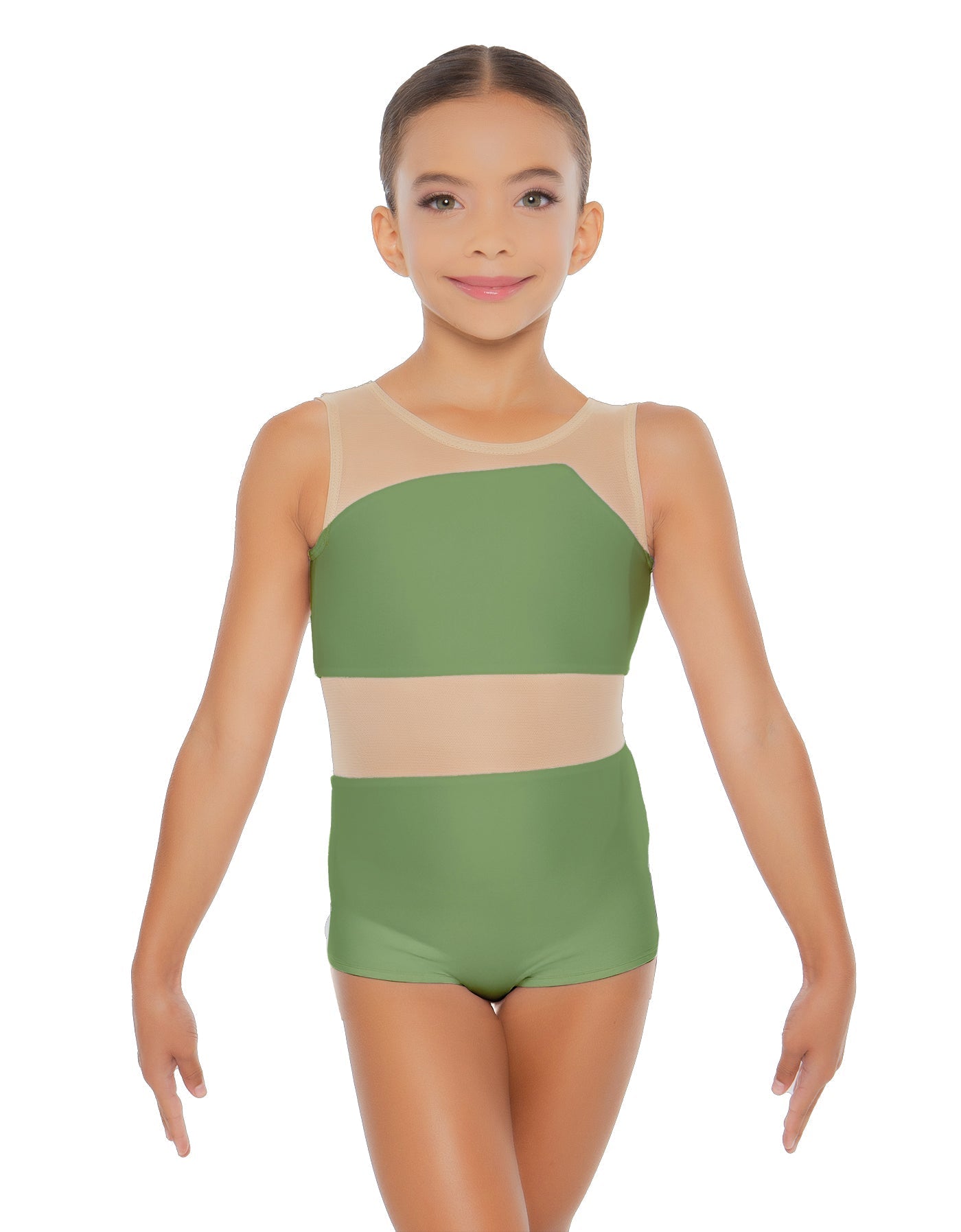 Solid Lycra Defined Biketard