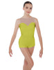 Solid Lycra Mesh Sweetheart Biketard
