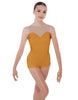 Solid Lycra Mesh Sweetheart Biketard