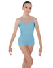 Solid Lycra Mesh Sweetheart Biketard