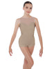 Solid Lycra Mesh Sweetheart Biketard