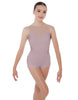 Solid Lycra Mesh Sweetheart Biketard