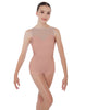 Solid Lycra Mesh Sweetheart Biketard