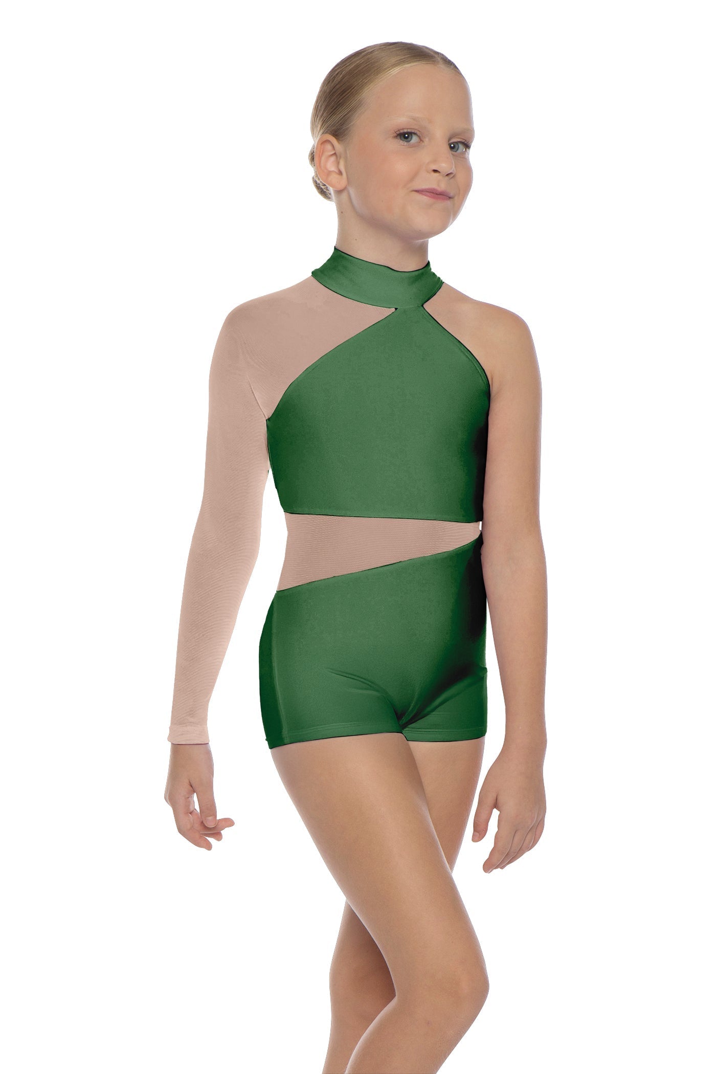 Solid Lycra Voltage Biketard