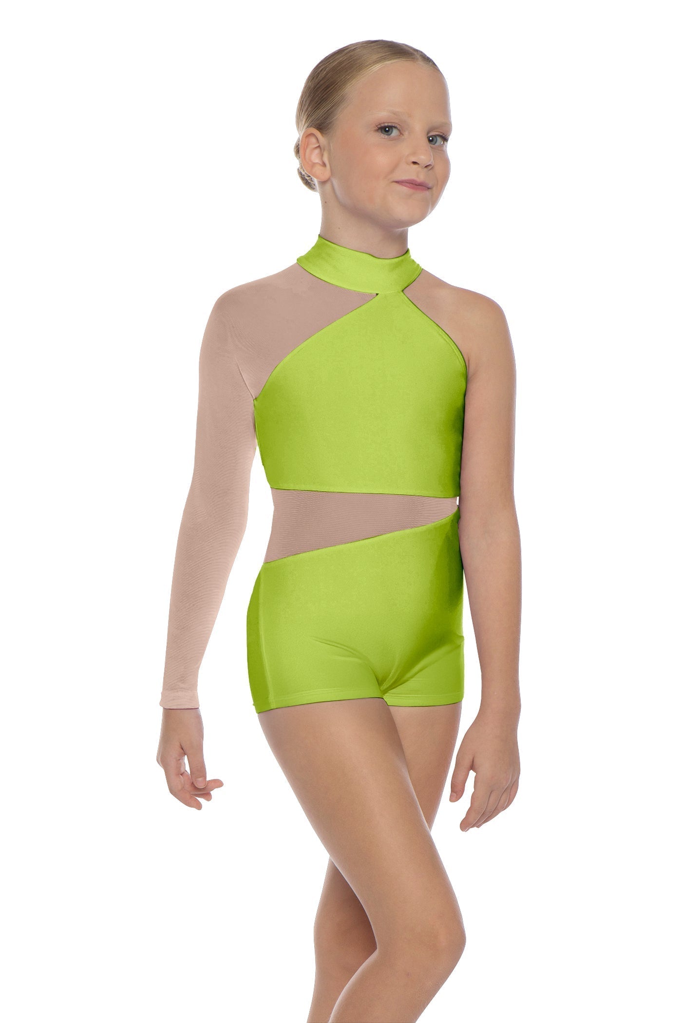 Solid Lycra Voltage Biketard