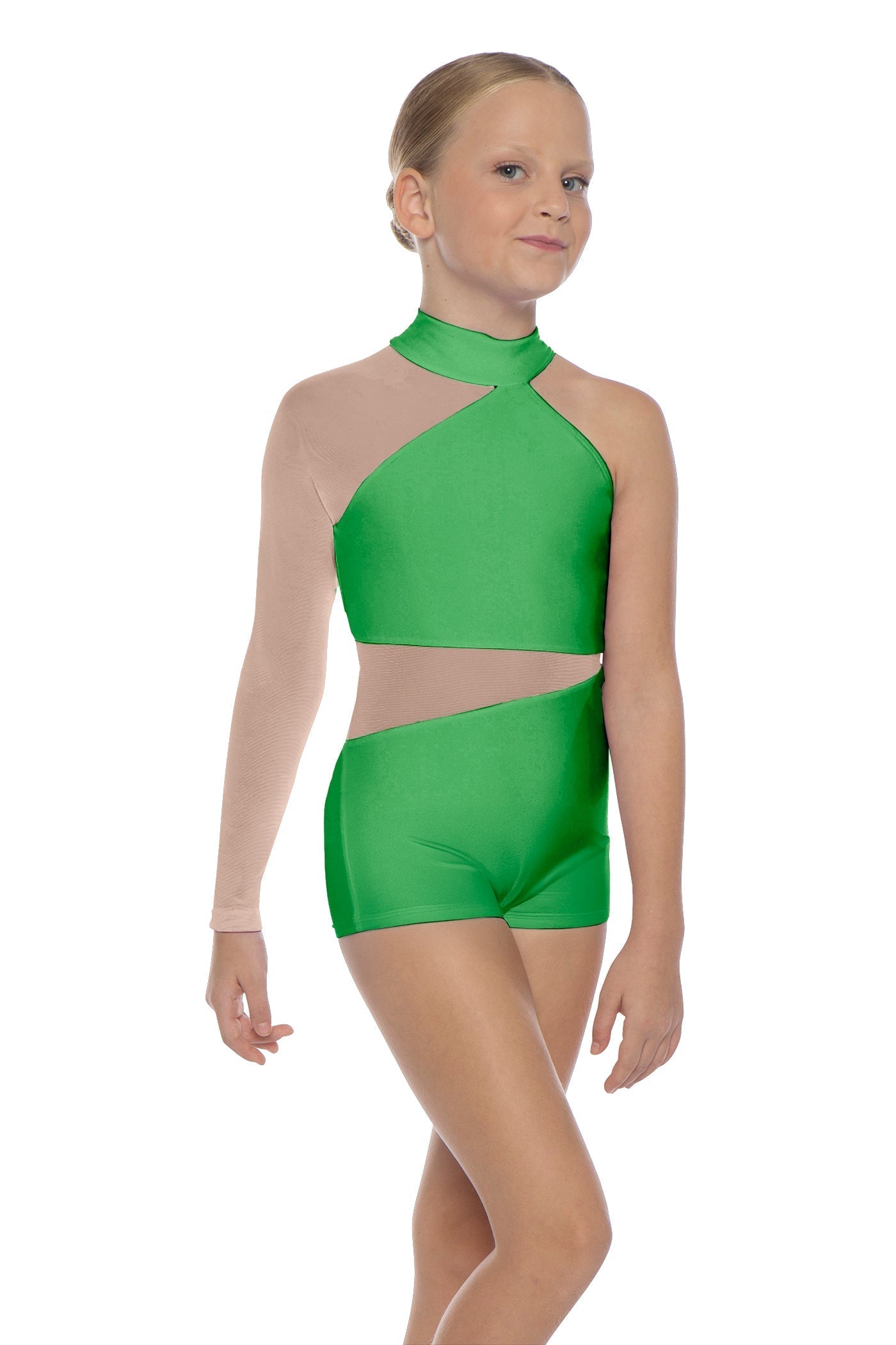 Solid Lycra Voltage Biketard