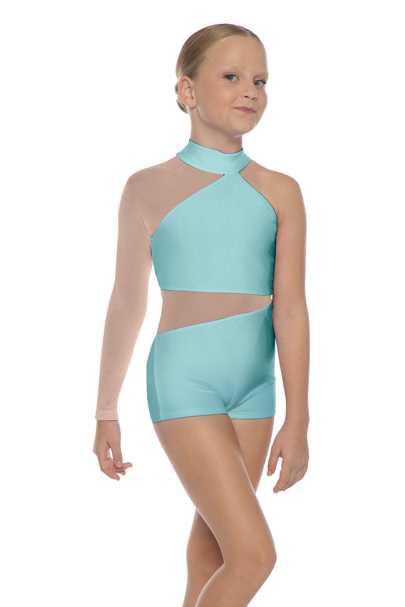 Solid Lycra Voltage Biketard
