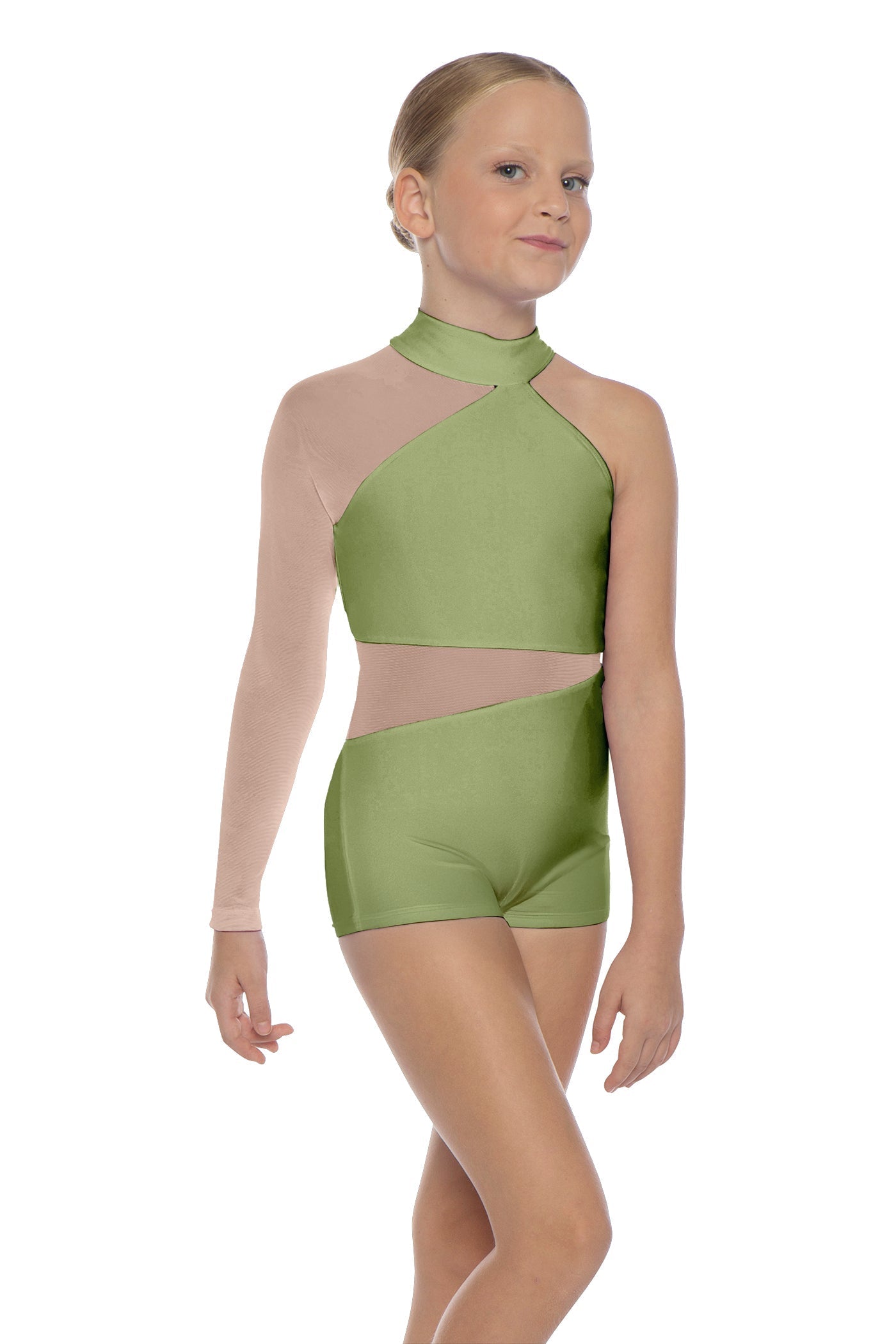Solid Lycra Voltage Biketard
