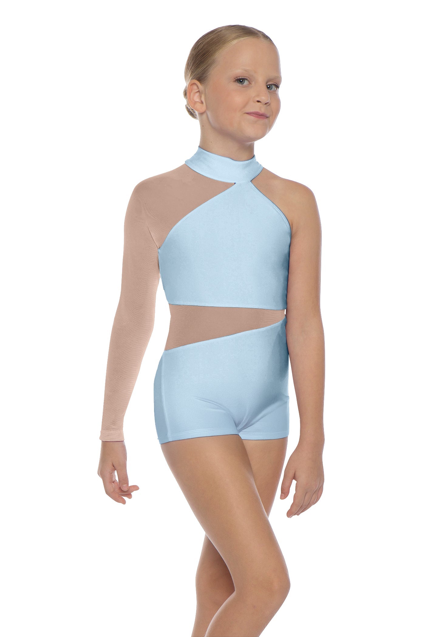 Solid Lycra Voltage Biketard