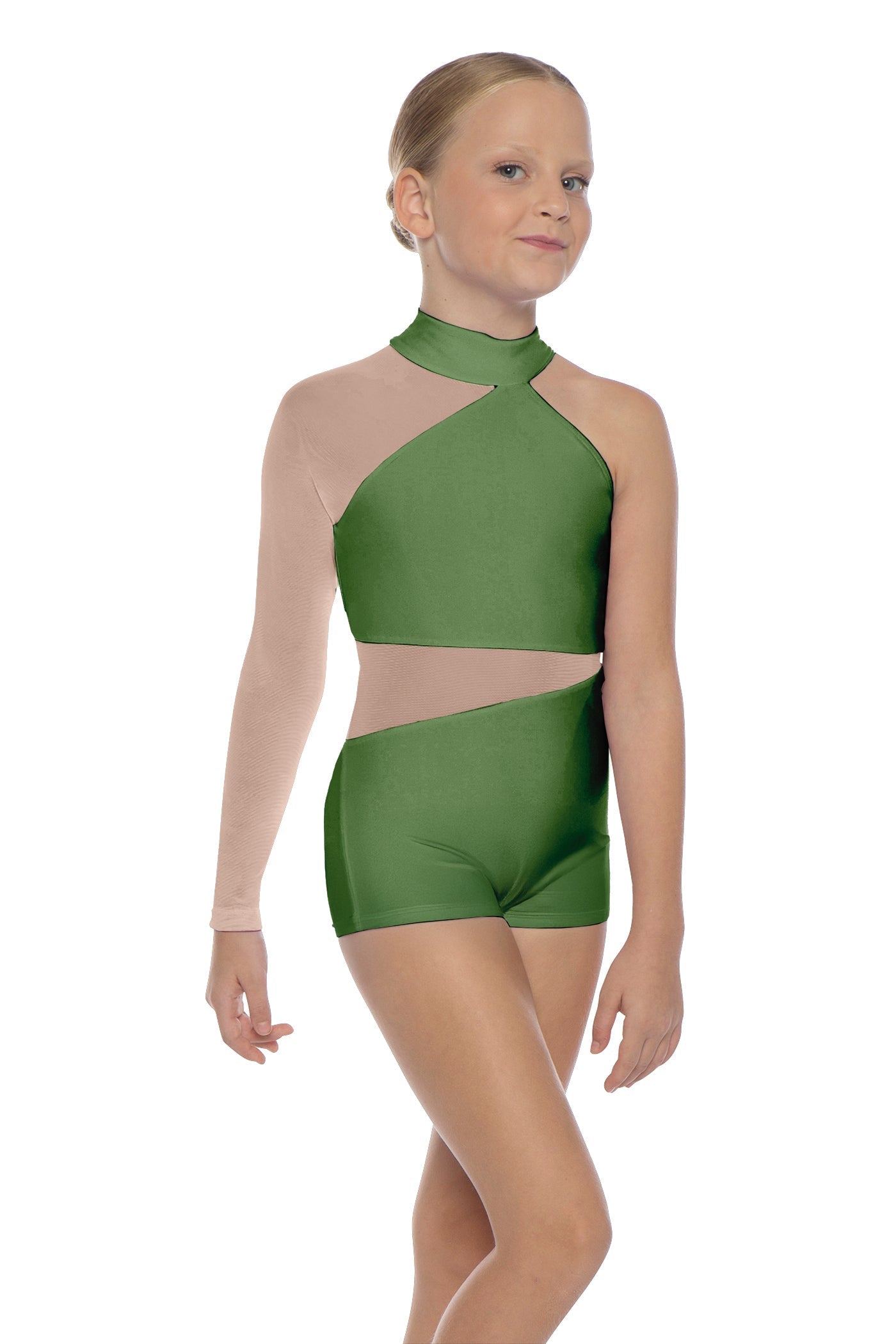 Solid Lycra Voltage Biketard