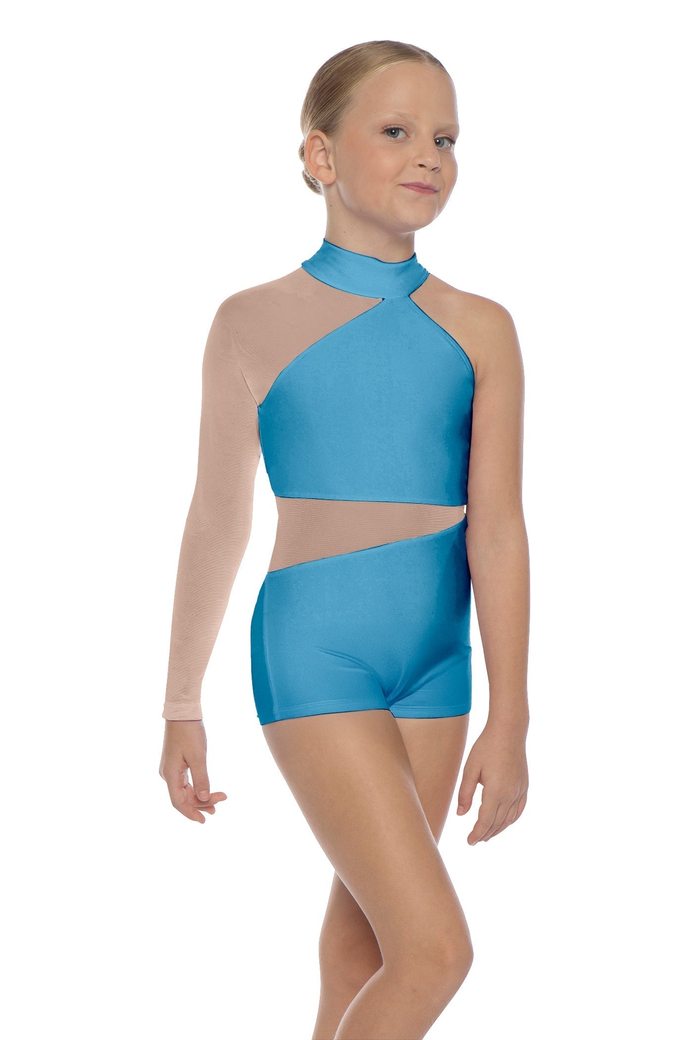 Solid Lycra Voltage Biketard