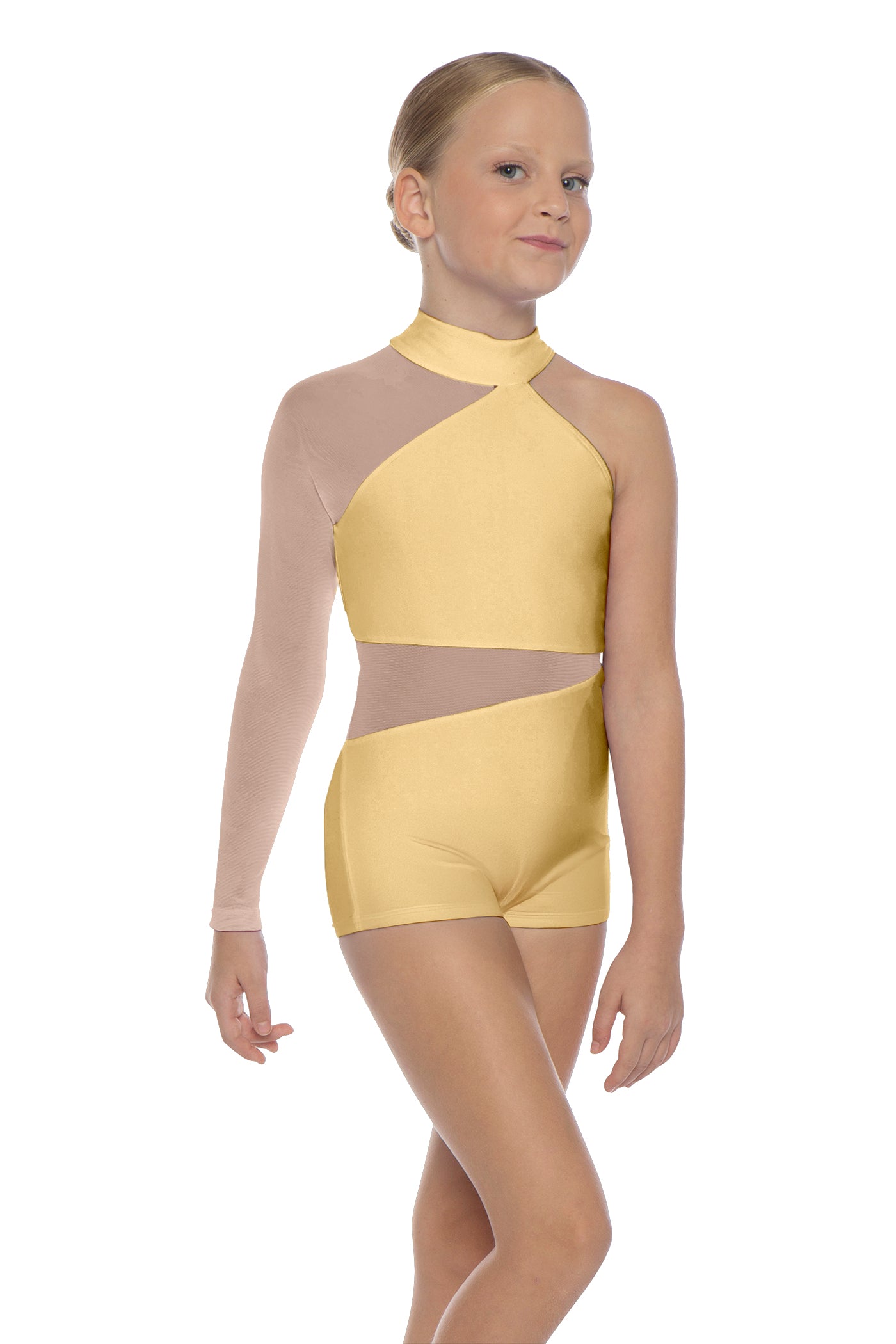 Solid Lycra Voltage Biketard