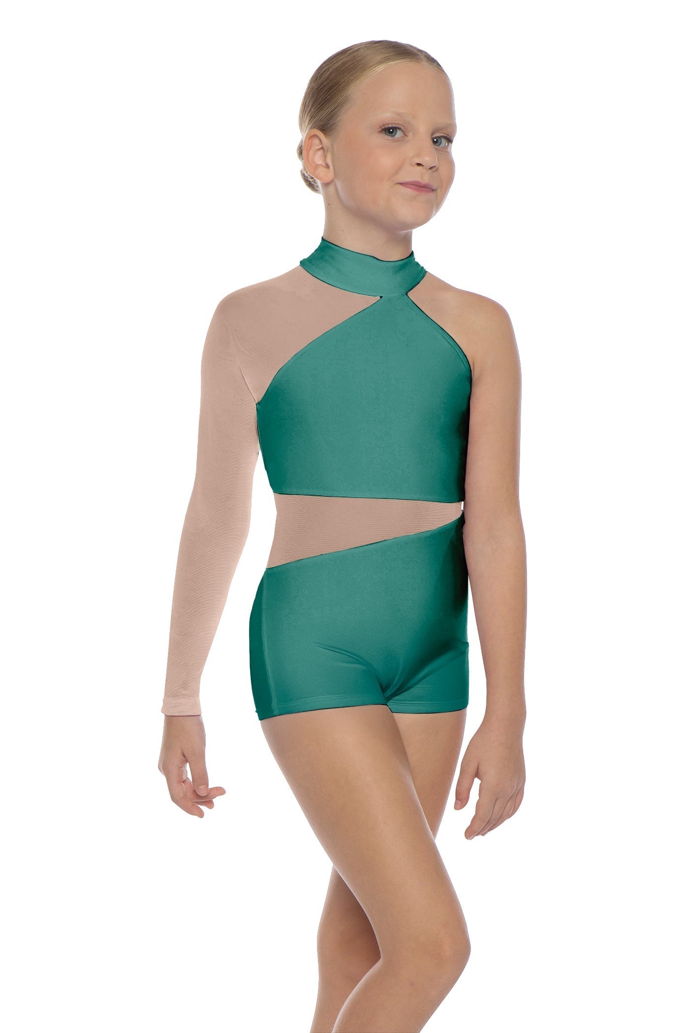 Solid Lycra Voltage Biketard