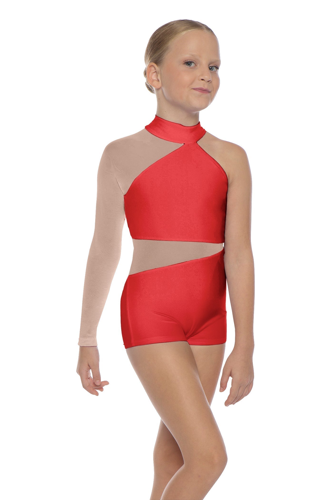 Solid Lycra Voltage Biketard