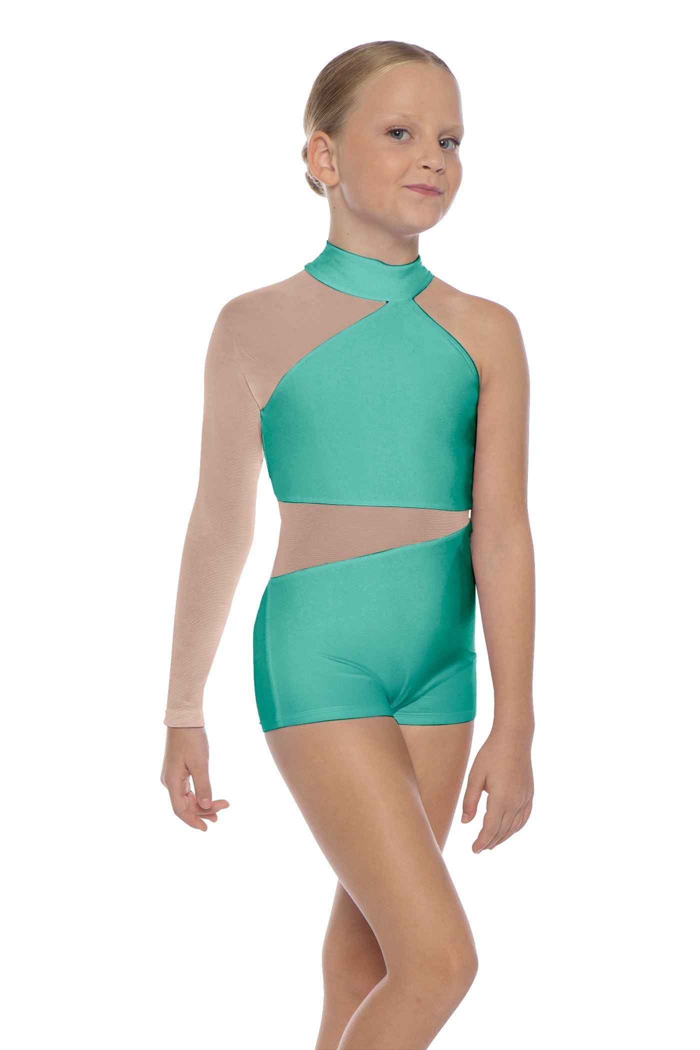 Solid Lycra Voltage Biketard