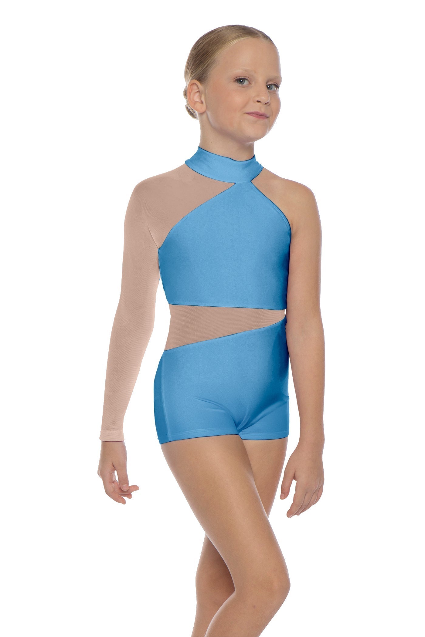 Solid Lycra Voltage Biketard