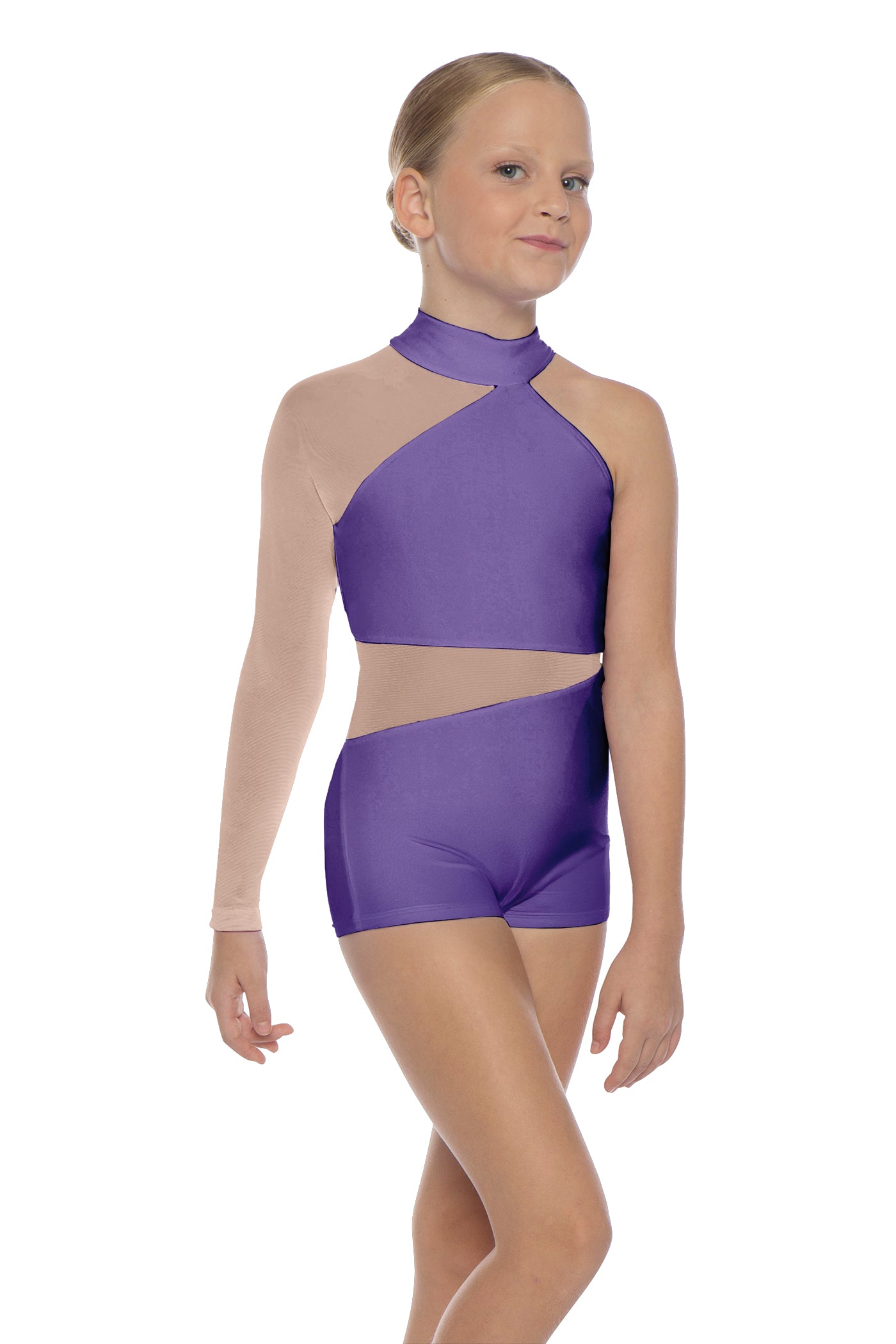 Solid Lycra Voltage Biketard