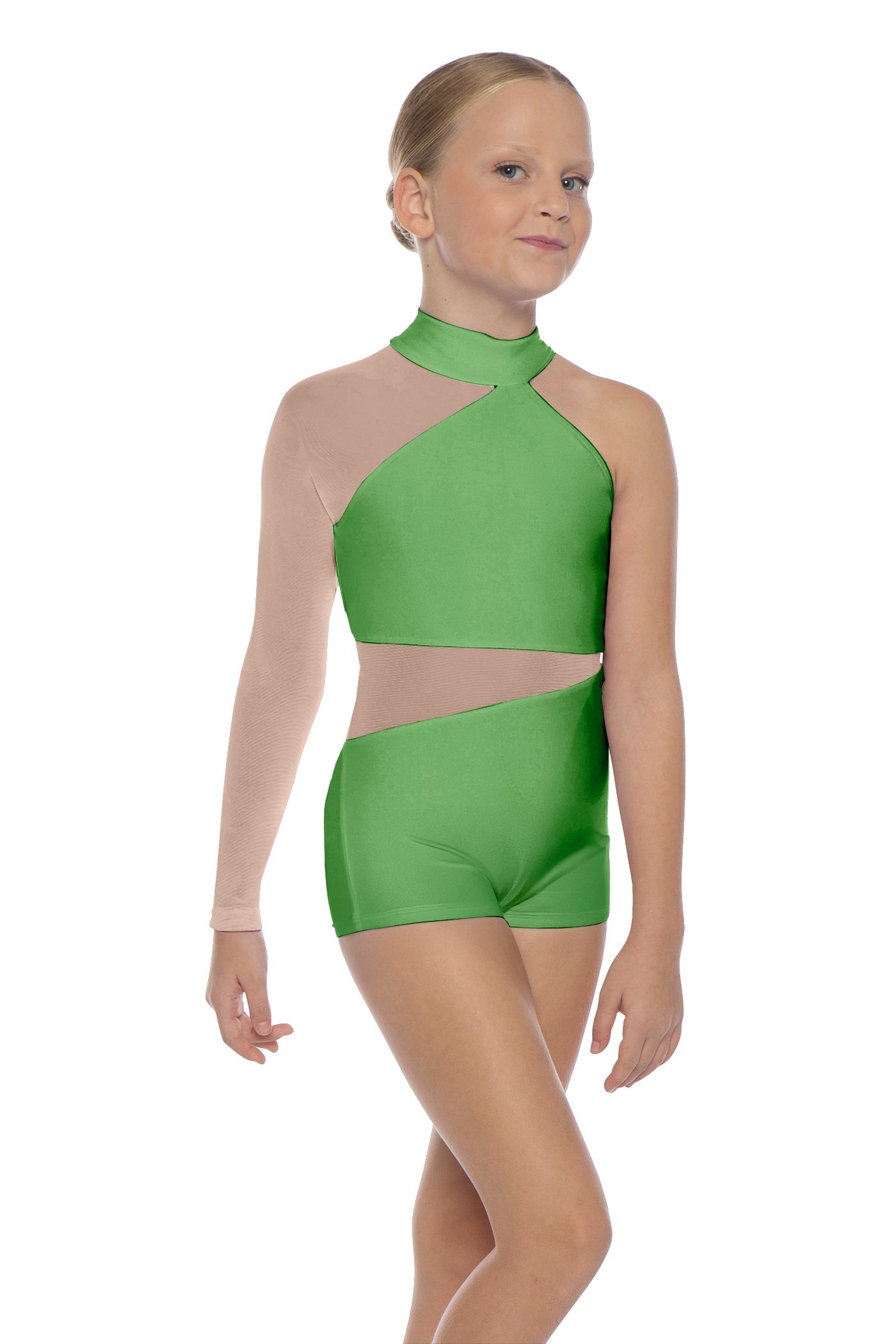 Solid Lycra Voltage Biketard
