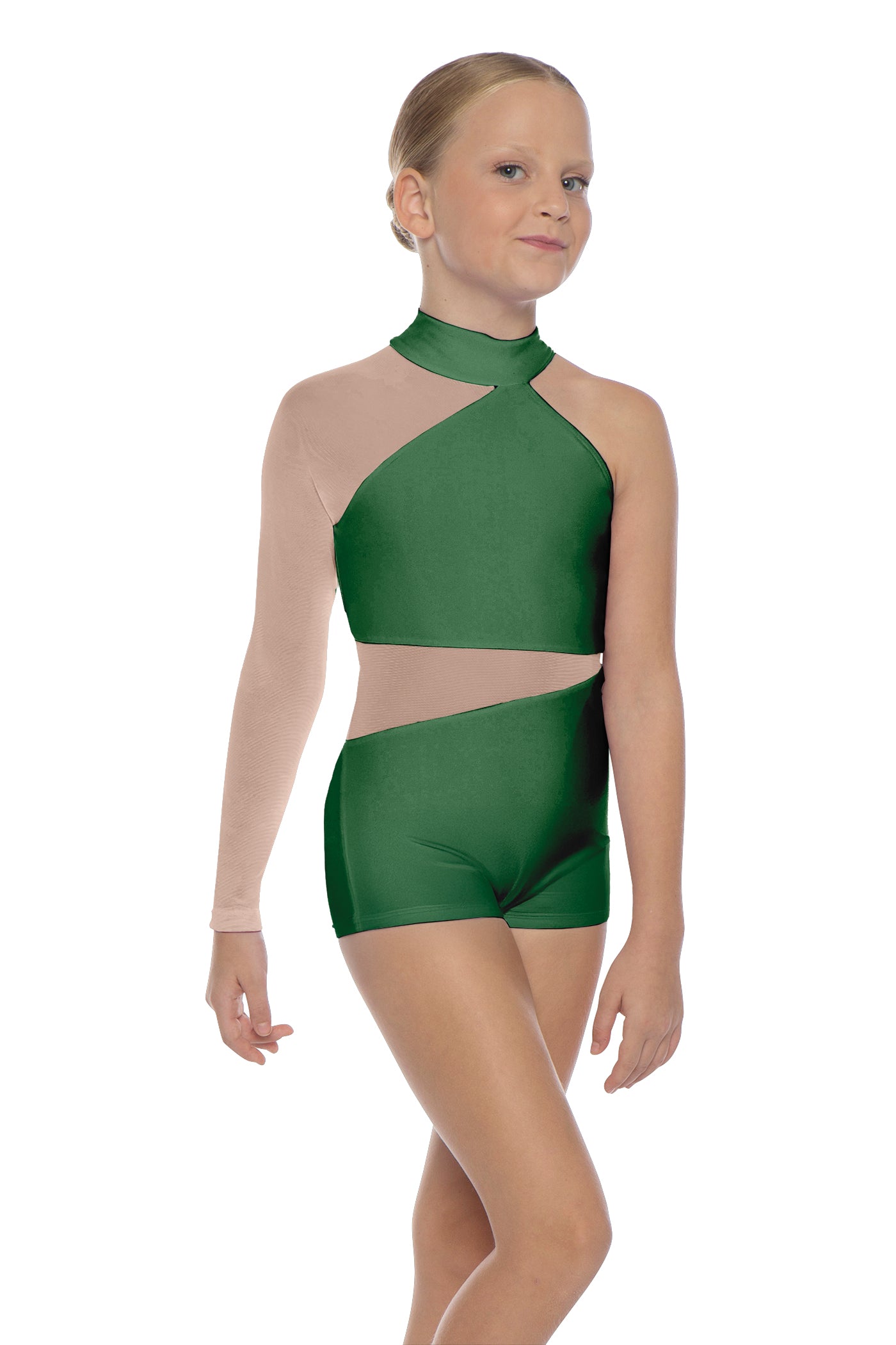 Solid Lycra Voltage Biketard