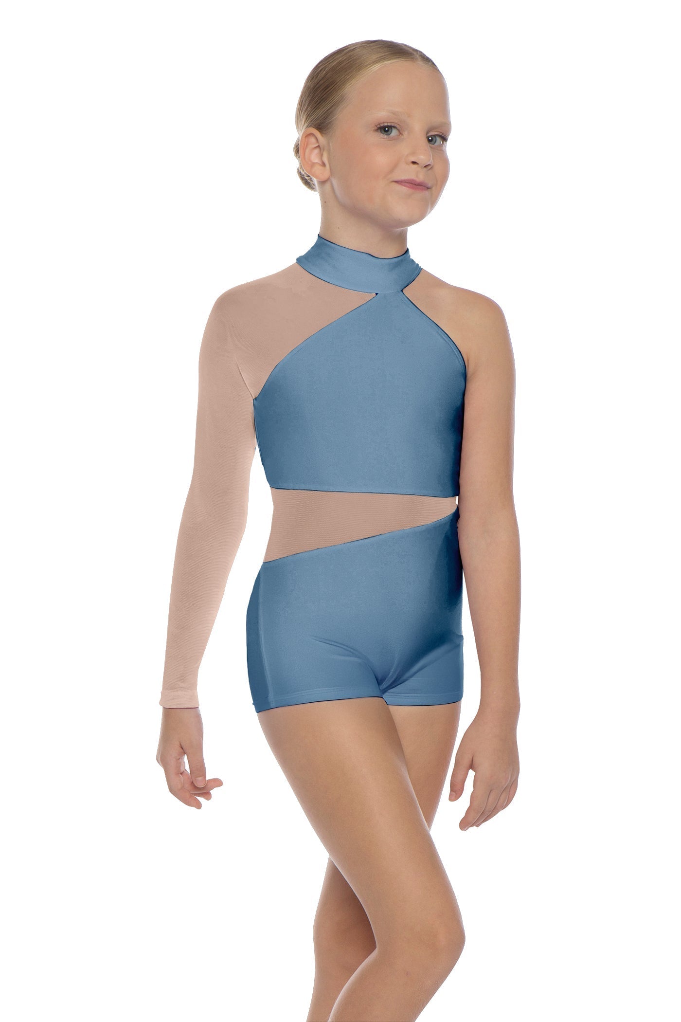 Solid Lycra Voltage Biketard