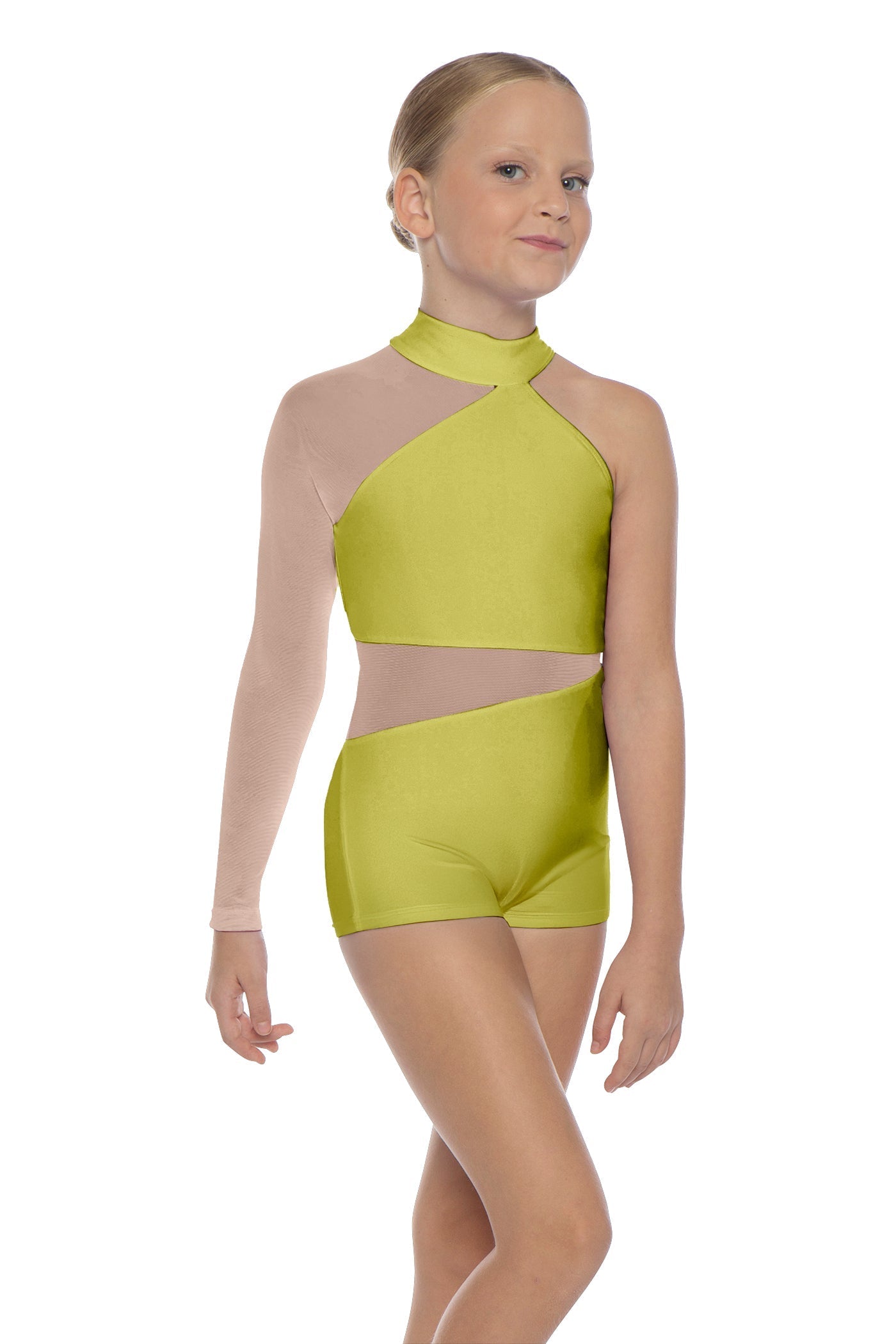 Solid Lycra Voltage Biketard